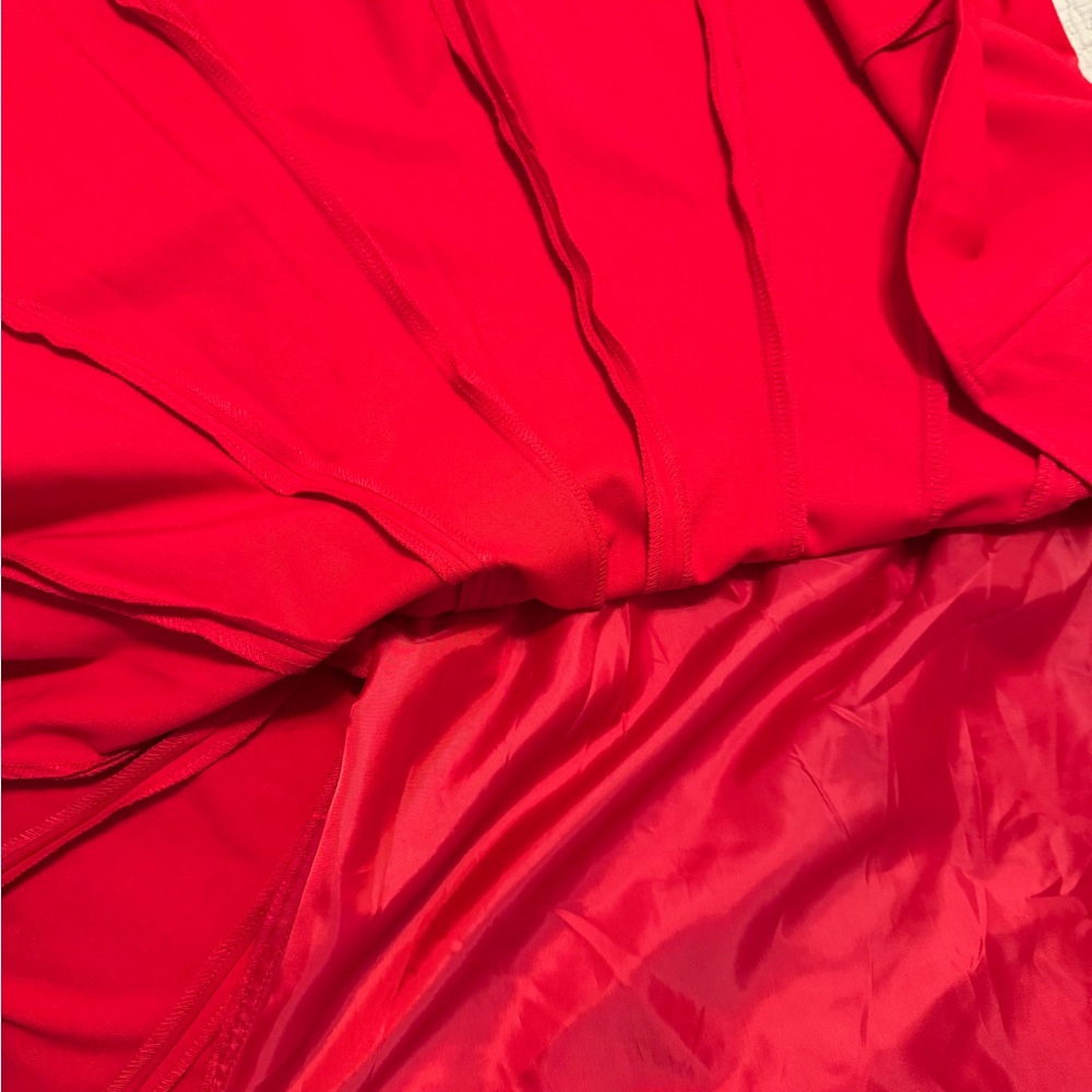 Calvin Klein Vibrant Red Midi Dress - Picture 9 of 9